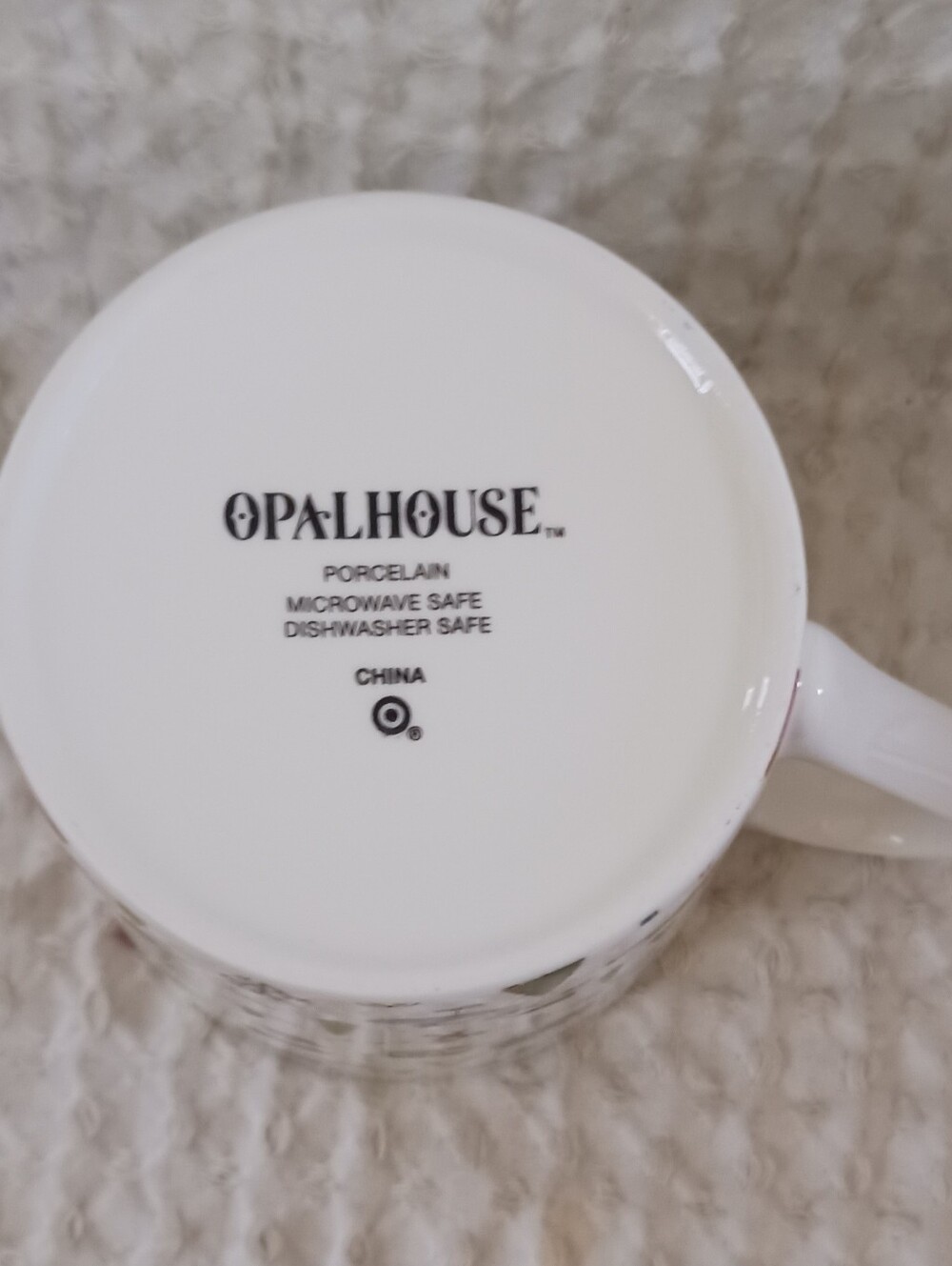 Opalhouse Mug Coffee Tea WINTER WONDERLAND 18 oz Santa Trees Houses Porcelain - Picture 8 of 9